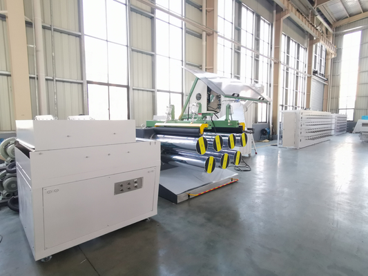 Nhà máy ép đùn sợi tổng hợp PE hai màu Cỏ chịu lửa